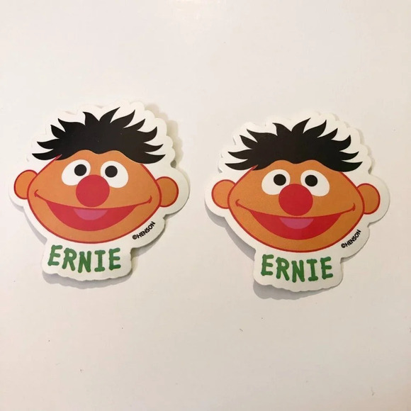 2000 Sesame Street Sandylion Stickers Henson Bert Grover Ernie Count Lot of 8 - Picture 5 of 12